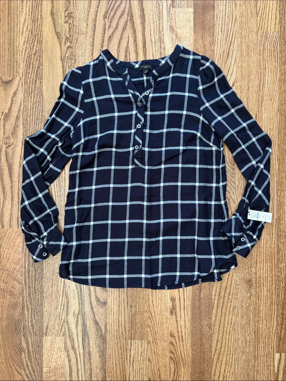 Talbots Button Henley Shirt